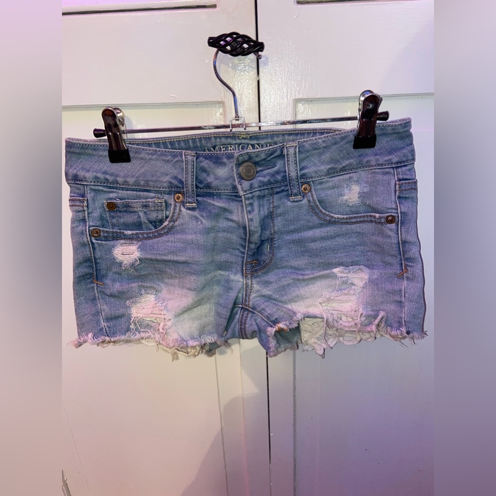 American eagle jean shorts
